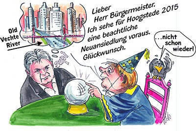 Cartoon Wollo Neujahrsempfang 2015