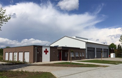 Das neue Vereinsheims des DRK-Ortsverbandes Hoogstede (Im Dorf 2)